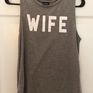 'wife' tank top